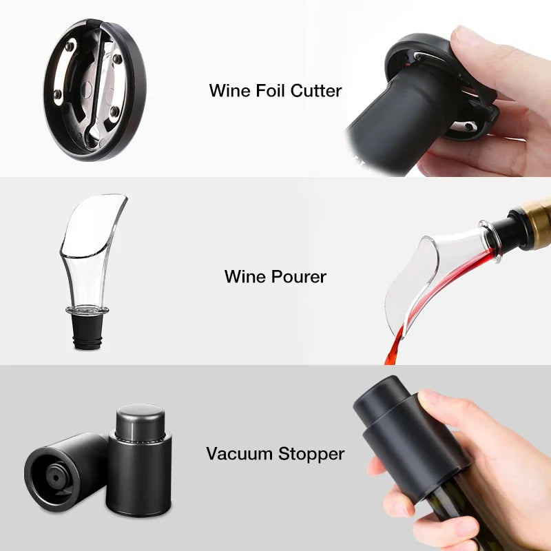 Electric Wine Opener Foil Cutter Jar Opener Kitchen Gadget by Anti Spier