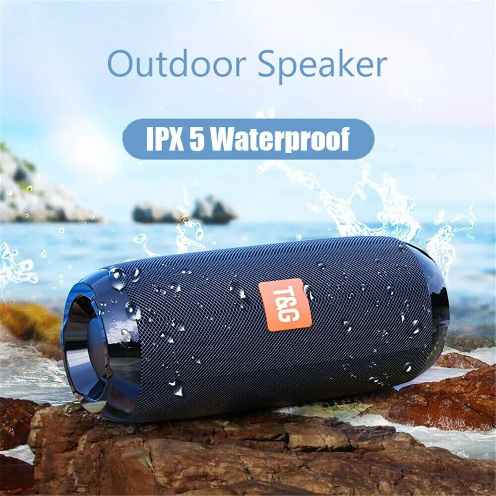 Bluetooth Speaker Wireless Waterproof Outdoor Stereo Bass USB/TF/FM Radio LOUD by Anti Spier