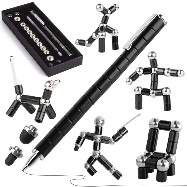 Multifunctional Deformable Magnet Fidget Pen by Anti Spier