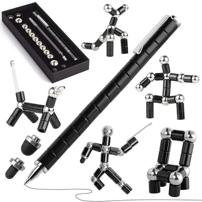 Multifunctional Deformable Magnet Fidget Pen by Anti Spier