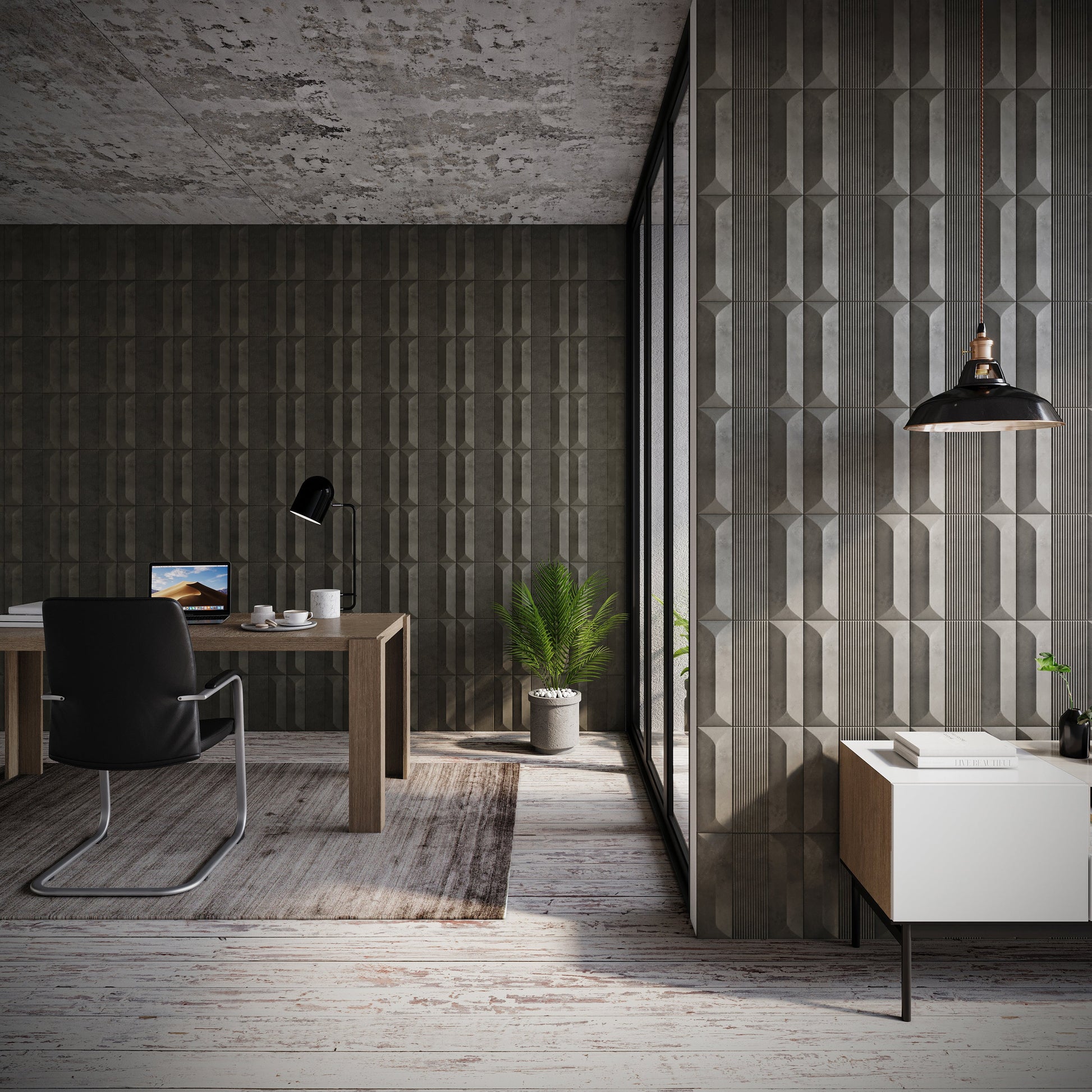 TETRIS Concrete Wall Tile by ModaConcrete - Direct source for architectural and precast concrete