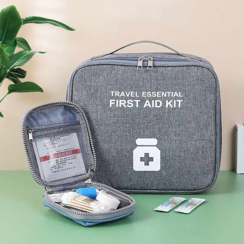 Large Capacity First Aid Kit Home Medicine Storage by Anti Spier