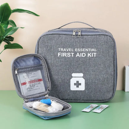 Large Capacity First Aid Kit Home Medicine Storage by Anti Spier