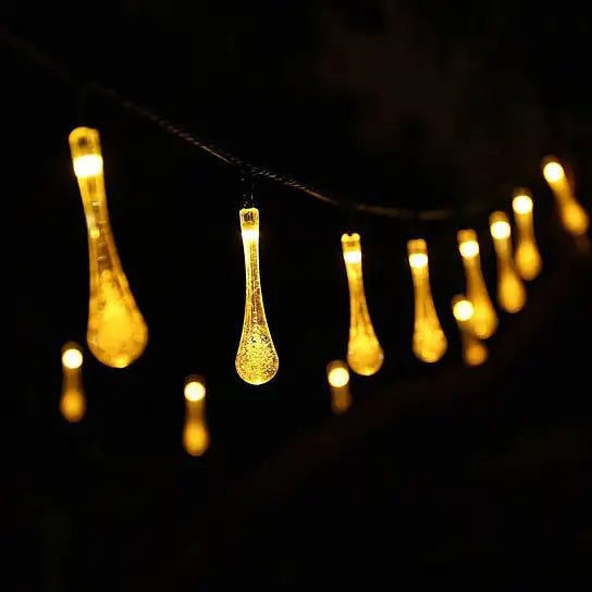 Dew Droplets 20 LED Solar Lights Falling Like Dew by Anti Spier