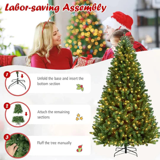 Christmas Tree with Warm Lights by Anti Spier