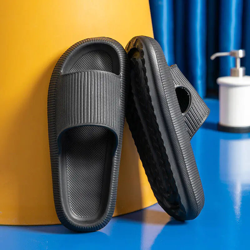 Cozy Pillow Slides Anti-Slip Sandals Ultra Soft Slippers Cloud Home Outdoor Shoe by Anti Spier