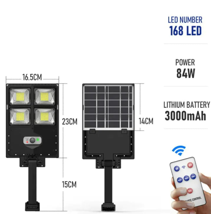 New Solar Double Row Street Light by Anti Spier