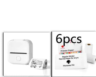 Portable Mini Thermal Label Printer Home Photo Printer Student Wrong Question Printer Bluetooth Mini Label Printer Price Tag by Anti Spier