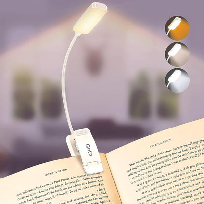 Minimalist LED Rechargeable Book Light by Anti Spier