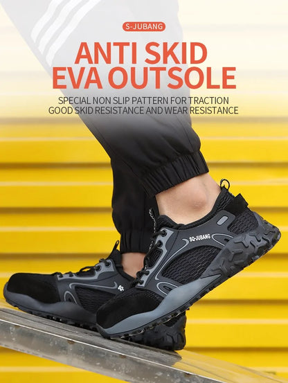 Anti-collision and Anti-smashing Breathable Safety Shoes by Anti Spier