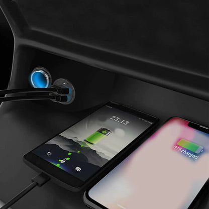 Car Cigarette Lighter Socket Splitter Dual USB Charger Power Adapter Outlet 12V by Anti Spier