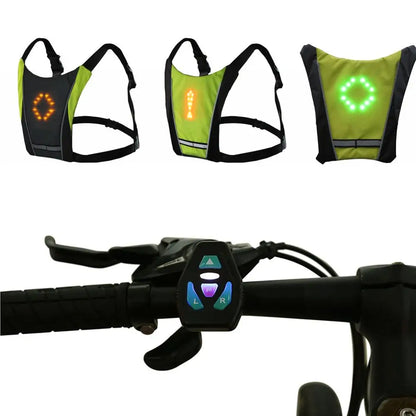 LED Cycling Safety Vest with Bag by Anti Spier