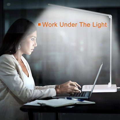 5 Lighting Mode LED Desk Lamp + Wireless Phone Charger by Anti Spier