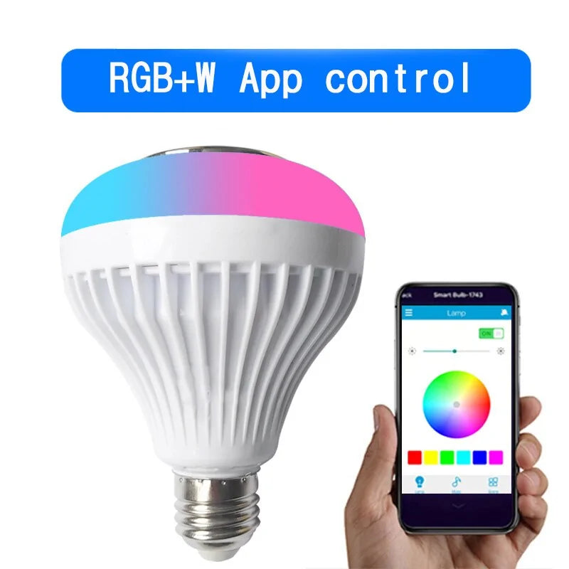 LED Bulb RGB Light Wireless Bluetooth Audio Speaker by Anti Spier