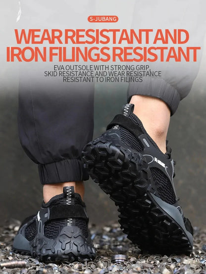 Anti-collision and Anti-smashing Breathable Safety Shoes by Anti Spier