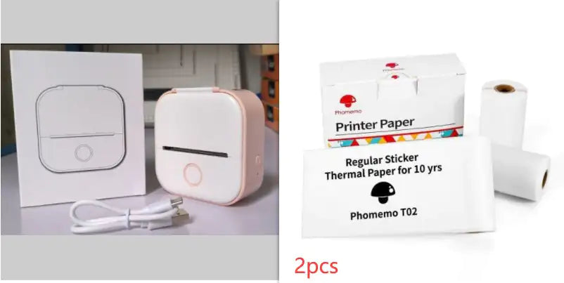 Portable Mini Thermal Label Printer Home Photo Printer Student Wrong Question Printer Bluetooth Mini Label Printer Price Tag by Anti Spier