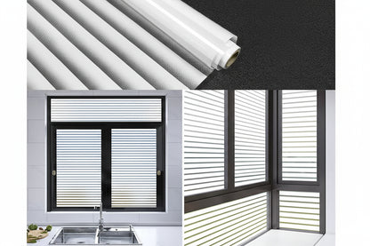 Frosted Glass Privacy Window Film for Offices - Static Cling Light Control by Anti Spier
