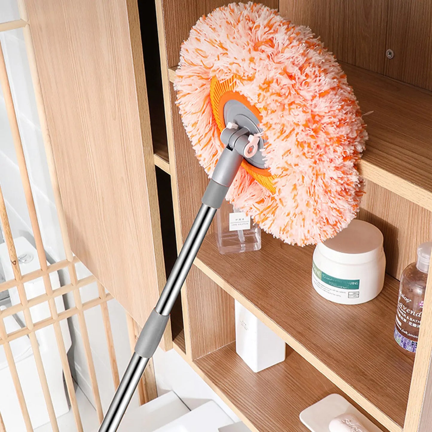Floor Mop with Extendable Long Handle by Anti Spier