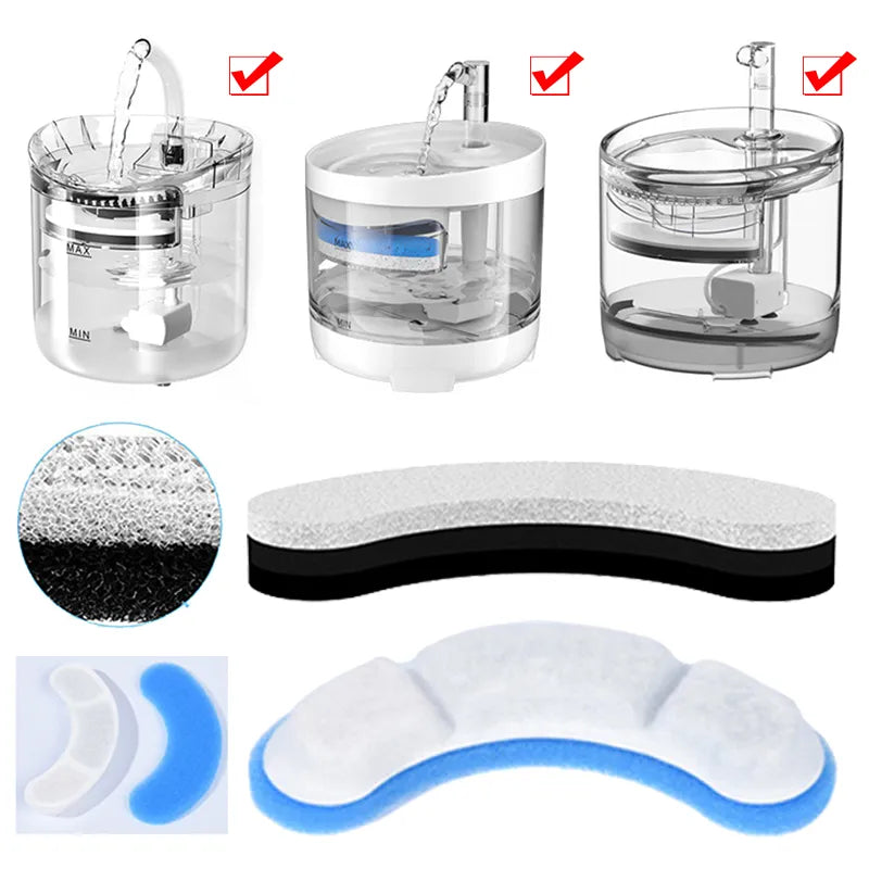 Pet Drinking Bowl Auto Drinking Filter for Cats by Anti Spier