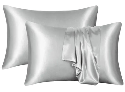 Silk-like Solid Color Pillowcase by Anti Spier
