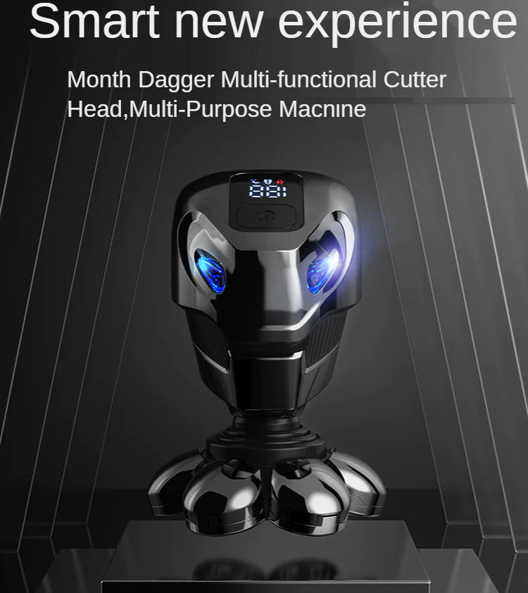 7D Cordless Shaver Hair Trimmer Men’s 5-In-1 Electric Head Shaver Razor Men Wet by Anti Spier