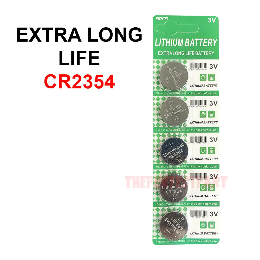 5 PCS CR2354 Lithium Battery 3V Button Cell Computer Portable Devices EXTRA LIFE by Anti Spier