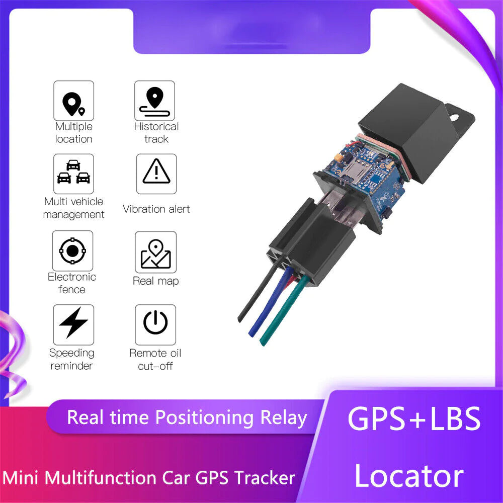 GPS Tracker Real-Time Tracking Locator Device GPRS GSM Car/Motorcycle Anti Theft by Anti Spier
