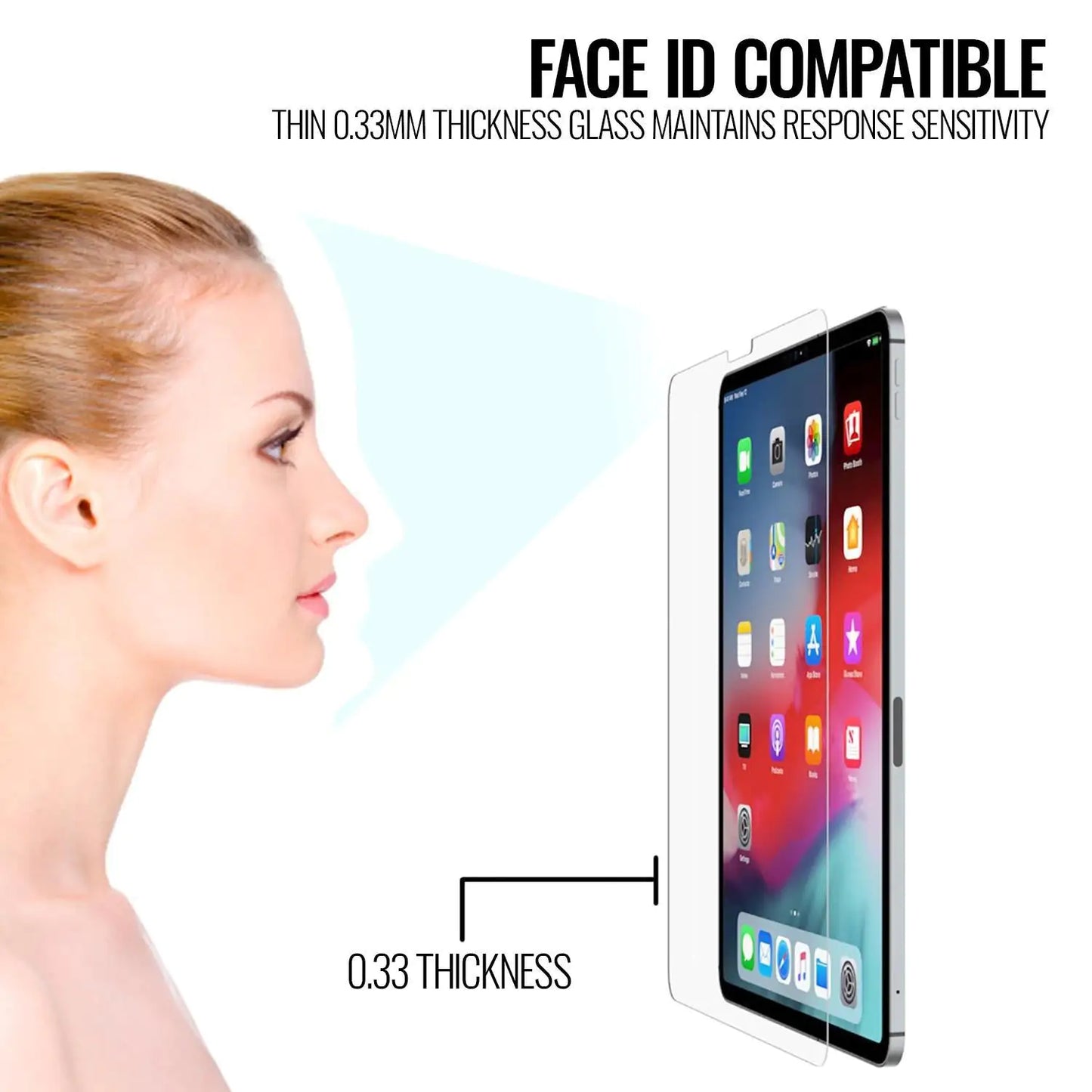 Screen Protector For iPad Pro 11 Tempered by Anti Spier