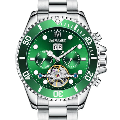 ARBOR VIEW Tourbillon Green Mechanical Watch by Anti Spier