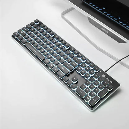 USB Wired Luminous Gaming Keyboard – Ideal for Home & Office Use by Anti Spier