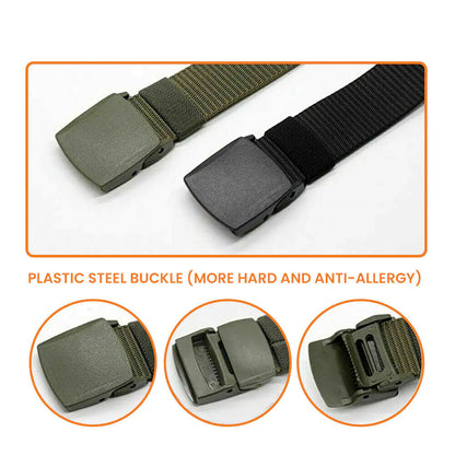 Men's Plastic Cam Buckle Nylon Belt by Anti Spier