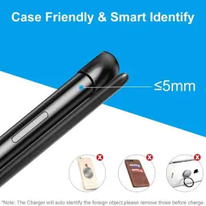 15W FAST WIRELESS CHARGER WITH STAND QUICK CHARGE by Anti Spier