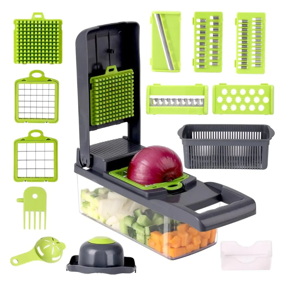 16 in 1 Multifunctional Vegetable Chopper by Anti Spier