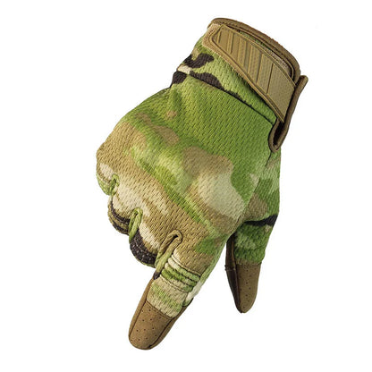 Men Breathable Full Finger Gloves by Anti Spier