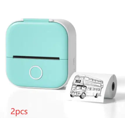 Portable Mini Thermal Label Printer Home Photo Printer Student Wrong Question Printer Bluetooth Mini Label Printer Price Tag by Anti Spier