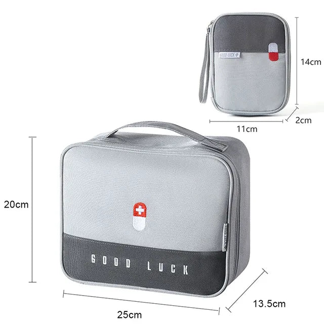 Large Capacity First Aid Kit Home Medicine Storage by Anti Spier