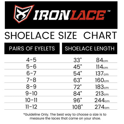 IRONLACE Unbreakable Round Bootlaces - Indestructible, Waterproof & Fire Resistant Boot & Shoe Laces 96-Inch Black by Anti Spier