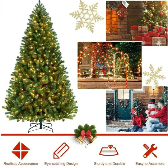 Christmas Tree with Warm Lights by Anti Spier
