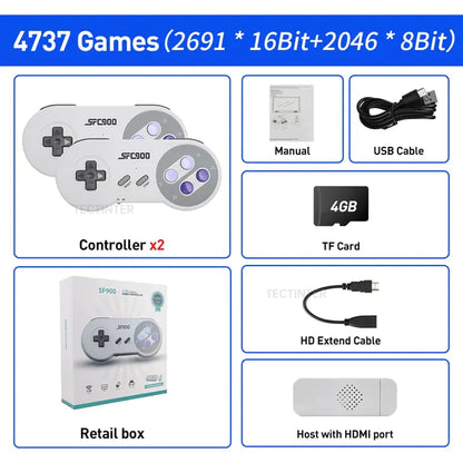 1500 Games HDMI-Compatible Video Game Console for SNES/NES by Anti Spier