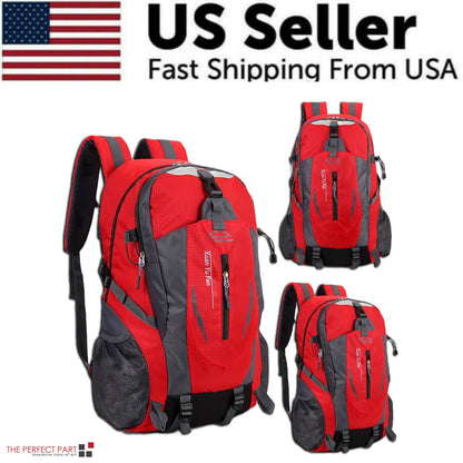 40L Men Women Travel Backpack Rucksack Camping Laptop Hiking School Book Bag USA by Anti Spier