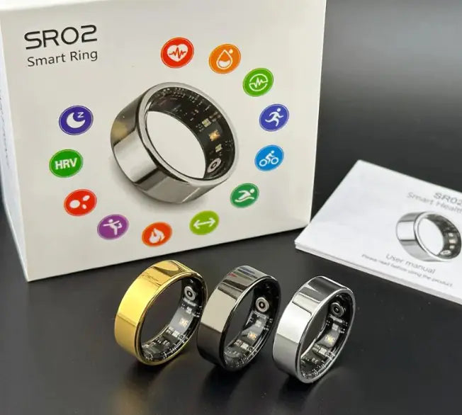 Heart Rate Blood Oxygen Monitoring Ring by Anti Spier