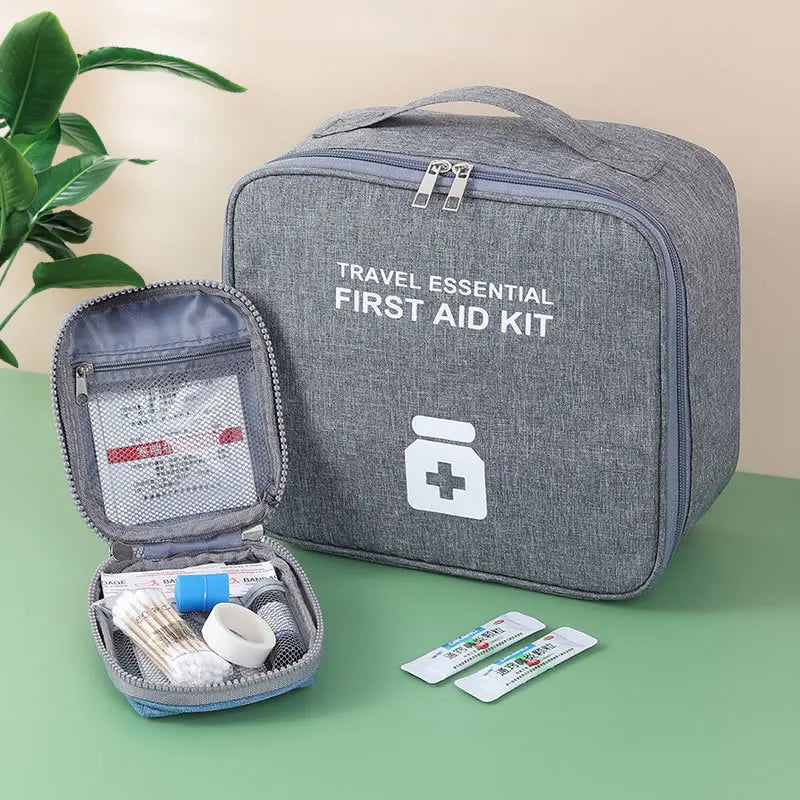 Large Capacity First Aid Kit Home Medicine Storage by Anti Spier