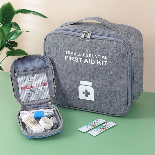 Large Capacity First Aid Kit Home Medicine Storage by Anti Spier
