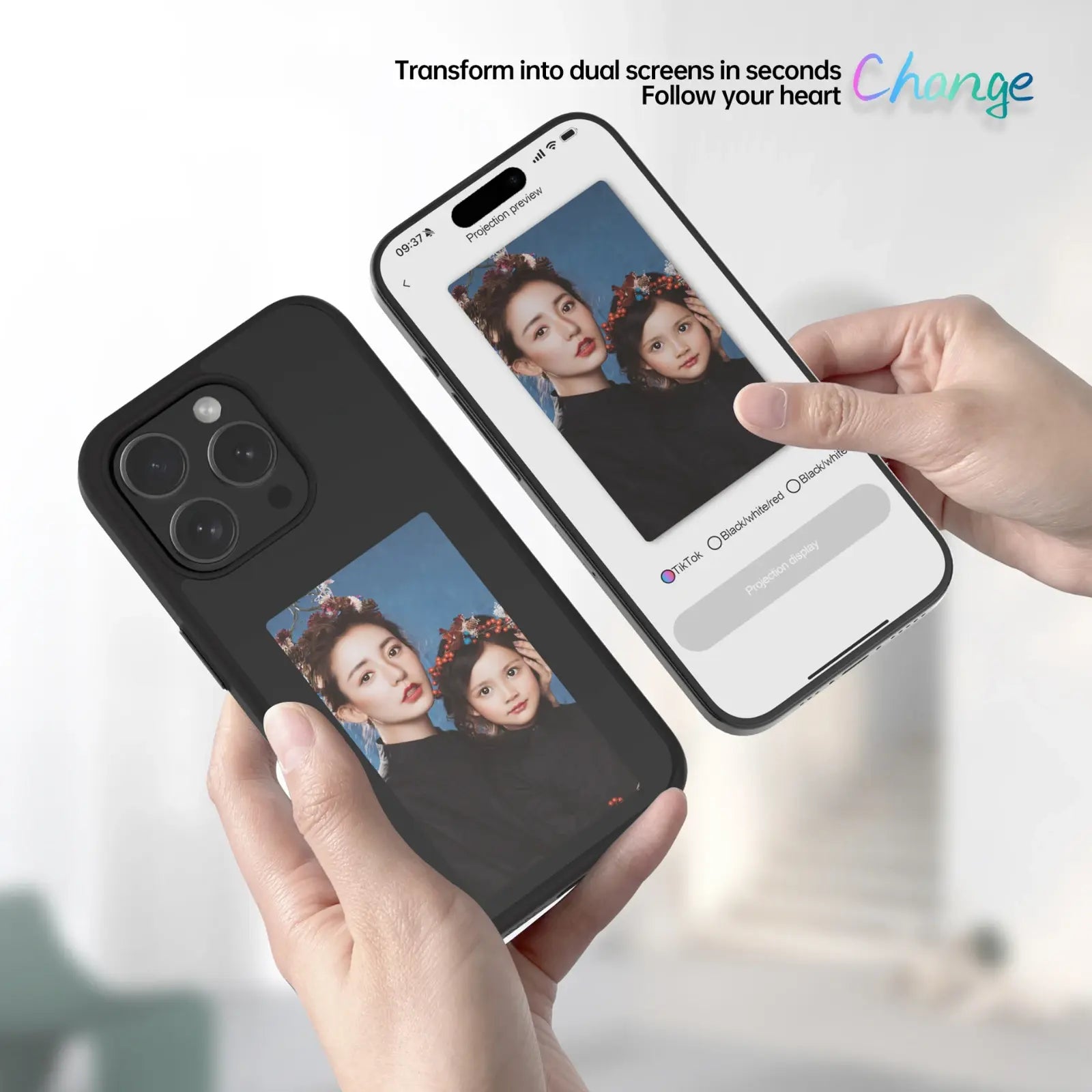 Wireless Screen Projection Phone Case by Anti Spier