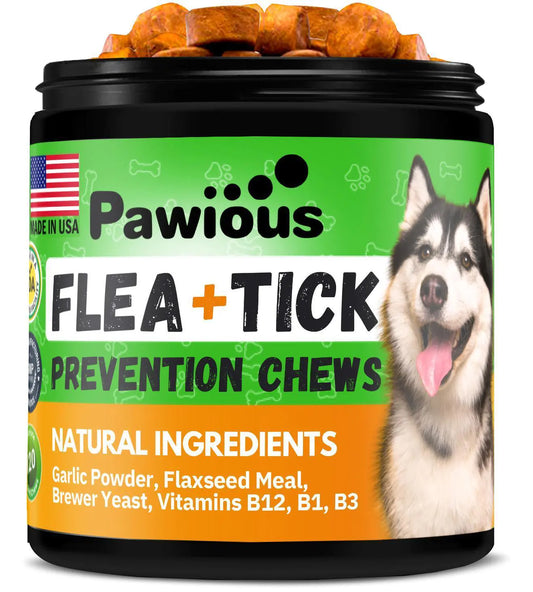 Parasites Prevention for Dogs Chewables Natural Dog Insects Control 120 Tablets by Anti Spier