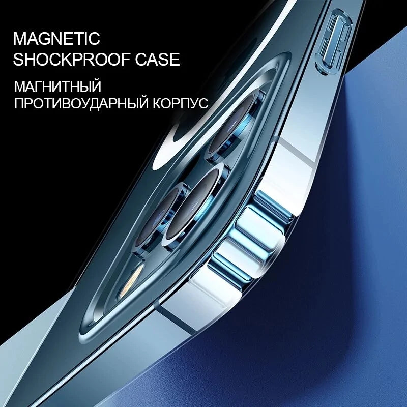 Magnetic Wireless Charging Case by Anti Spier