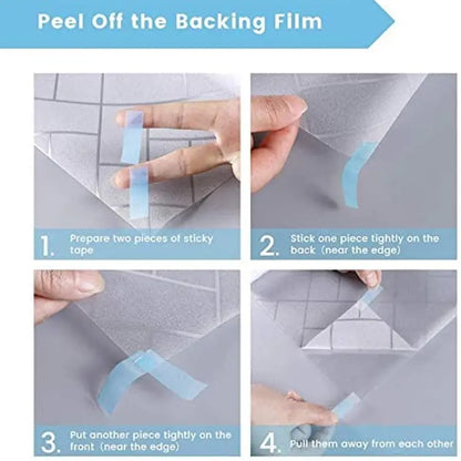 Window Privacy Film - Static Cling UV Blocking Vinyl by Anti Spier