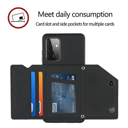 PU Leather Wallet Case For Samsung by Anti Spier
