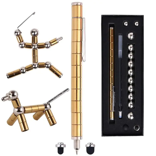 Multifunctional Deformable Magnet Fidget Pen by Anti Spier