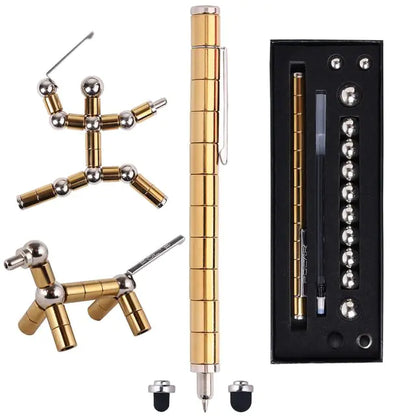 Multifunctional Deformable Magnet Fidget Pen by Anti Spier